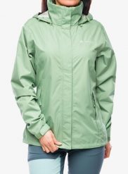 Kurtka przeciwdeszczowa damska Vaude Escape Light Jacket. Zielone kurtki sportowe damskie Vaude, na wiosnę, l, bez wzorów, z materiału, bez ramiączek, bez kaptura, trekkingowe. Za 510.40 zł.