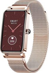 Smartwatch Active Band ZX19 Różowe złoto. Czerwone zegarki smartwatch Active Band, bez wzorów. Za 179.99 zł.