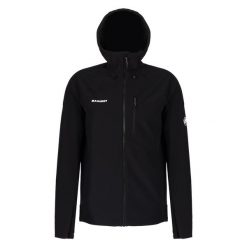 Kurtka softshell męska Mammut Ultimate Comfort SO. Czarne kurtki męskie Mammut, m, bez wzorów, z softshellu, bez kaptura, trekkingowe. Za 1,169.99 zł.