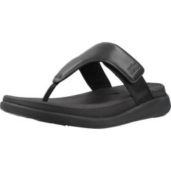 Sandały FITFLOP MODE GO ADJUSTABLE FLATFORM Czarny. Czarne sandały damskie Flip Flop, bez wzorów, z syntetyku, bez obcasa, bez zapięcia. Za 311.99 zł.