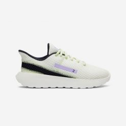Buty sportowe damskie Decathlon KLNJ Be Fresh. Niebieskie obuwie sportowe damskie Decathlon, bez wzorów, z meshu, bez zapięcia, trekkingowe. Za 89.99 zł.