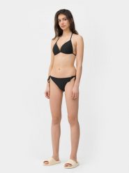 4F Dół od bikini z materiałów z recyklingu damski XS. Niebieskie bikini 4F, xs, bez wzorów, z materiału. W wyprzedaży za 9.99 zł.