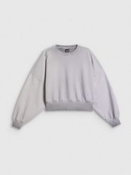 4F Bluza dresowa loose bez kaptura damska - szara S. Szare bluzy damskie 4F, s, bez wzorów, z dresówki, klasyczne, bez ramiączek, bez kaptura. Za 169.99 zł.