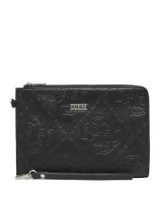 Guess Saszetka PMBONG P5438 Czarny. Czarne saszetki i nerki męskie Guess, z aplikacjami, ze skóry. Za 189.99 zł.