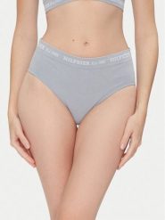 Tommy Hilfiger Figi klasyczne z wysokim stanem UW0UW05724 Niebieski. Niebieskie majtki damskie Tommy Hilfiger, z bawełny. Za 89.99 zł.