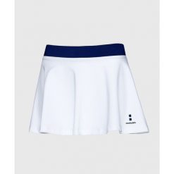 Spódnica Elegancja - Biała. Białe spódnice damskie NORDICDOTS, s, bez wzorów, z elastanu, sportowe, sportowe. Za 185.00 zł.