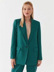 Bruuns Bazaar Marynarka Cindy BBW2548 Zielony Loose Fit. Zielone marynarki i żakiety damskie Bruuns Bazaar, bez wzorów, z syntetyku, bez kołnierzyka, bez ramiączek. Za 799.99 zł.