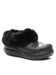 Crocs Klapki Crocs Furever Crush Clog 208446 Czarny. Czarne klapki damskie Crocs, bez wzorów, z tworzywa sztucznego, bez obcasa, bez zapięcia. Za 269.99 zł.