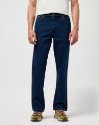 WRANGLER MĘSKIE SPODNIE TEXAS SEA BED 112360383 W121008869. Niebieskie jeansy męskie Wrangler, z jeansu. Za 219.99 zł.