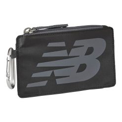 Portfel New Balance LAB23094BK – czarny. Czarne portfele męskie New Balance, bez wzorów, z materiału. Za 29.99 zł.