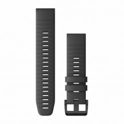 Pasek do zegarka Garmin Quickfit 22. Czarne zegarki damskie Garmin, ze skóry, metalowe. Za 212.75 zł.