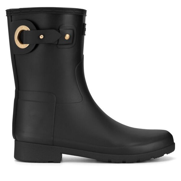 Kalosze Hunter. Czarne kalosze damskie Hunter, bez wzorów, bez zapięcia. Za 399.99 zł.