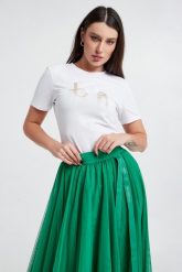 T-shirt damski JOOP!. T-shirty damskie JOOP!, xxs, bez wzorów, bez kołnierzyka, bez ramiączek. W wyprzedaży za 220.35 zł.
