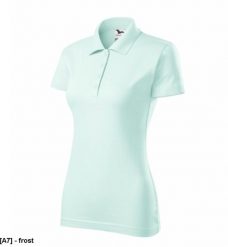 Single J. 223 - ADLER - Koszulka polo damska, 180 g/m2, 100% bawełna, - frost - rozmiar M. Bluzki damskie Modern BHP, m, bez wzorów, z bawełny, bez kołnierzyka, bez ramiączek. Za 50.84 zł.