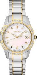 Zegarek Seiko Zegarek Damski Seiko SKK728P1 srebrny. Szare zegarki damskie Seiko, srebrne. Za 2,619.00 zł.