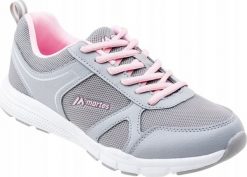 Martes Buty damskie Caleri Light Grey/Pink/Silver r. 39. Różowe obuwie sportowe damskie MARTES, bez wzorów, bez zapięcia. Za 92.02 zł.