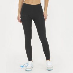 Damskie Legginsy do Jogi z Wysokim Stanem Czarne Model MAVERY. Czarne legginsy damskie Legea, bez wzorów, z bawełny. Za 72.00 zł.
