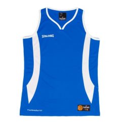 Damski jersey Spalding Jam. Białe koszulki sportowe damskie SPALDING, bez wzorów, z jersey, bez ramiączek, do koszykówki. Za 179.00 zł.