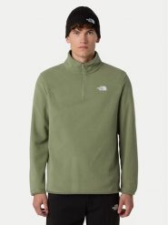 The North Face Polar Glacier NF0A8D0Q Zielony Regular Fit. Zielone bluzy sportowe męskie The North Face, m, bez wzorów, z polaru, bez kaptura. Za 279.99 zł.