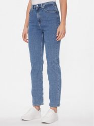 Calvin Klein Jeans Jeansy Ckj Dnm Kyro Quartzblue J20J222777 Niebieski Straight Fit. Niebieskie jeansy damskie Calvin Klein Jeans, bez wzorów, z bawełny. Za 239.99 zł.