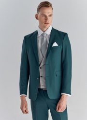 PAKO LORENTE – Zielona marynarka garniturowa P22SF-3G-017-Z-S. Zielone garnitury męskie Pako Lorente, s, bez wzorów, z wełny. Za 649.99 zł.