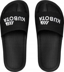 KLAPKI KUBOTA BASIC MĘSKIE BASEN KKBB01 LATO CZARNE r.41. Czarne klapki męskie Kubota, bez wzorów, bez zapięcia. Za 72.99 zł.