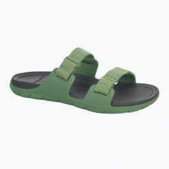 Klapki męskie Lizard Way Slide. Zielone klapki męskie Lizard, bez wzorów, z materiału, bez zapięcia. Za 279.99 zł.