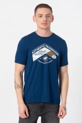 T-SHIRT MĘSKI MUSTANG ALEX C PRINT 1009914 5335. T-shirty męskie Mustang, m, bez wzorów, bez kołnierzyka, bez ramiączek. Za 69.99 zł.