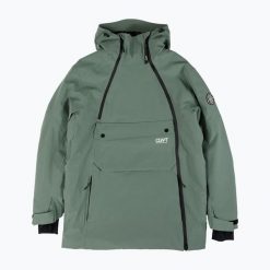 Kurtka snowboardowa męska Colourwear Foil Anorak. Zielone kurtki męskie Colourwear, na zimę, m, bez wzorów, z elastanu, sportowe, bez kaptura. Za 959.99 zł.