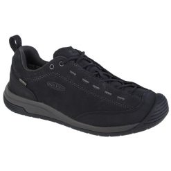 Buty sportowe Sneakersy męskie, Keen Jasper II WP. Czarne buty sportowe męskie Keen, bez wzorów, z gumy, bez zapięcia, trekkingowe. Za 449.99 zł.