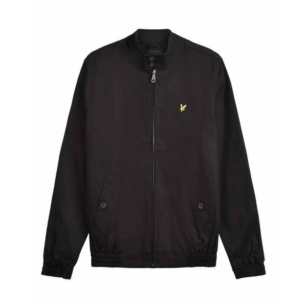 Kurtka Lyle & Scott. Czarne kurtki męskie LYLE AND SCOTT, xl, bez wzorów, z bawełny, klasyczne, bez kaptura. Za 449.60 zł.