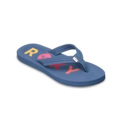 Sandały dla Kobiety VISTA Niebieski. Niebieskie sandały damskie Roxy, bez wzorów, bez obcasa, bez zapięcia. Za 109.99 zł.