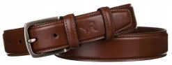 Pasek skórzany Rovicky [DH] RPM-14-SPL brązowy. Brązowe paski męskie ROVICKY, ze skóry, klasyczne. Za 40.00 zł.