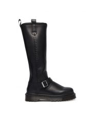 Dr. Martens Kozaki ANISTONE KNEE HIGH ORLEANS DM42669001 Czarny. Czarne kozaki damskie Dr. Martens, bez wzorów, ze skóry, bez obcasa, na płaskiej podeszwie, bez zapięcia. Za 1,179.00 zł.
