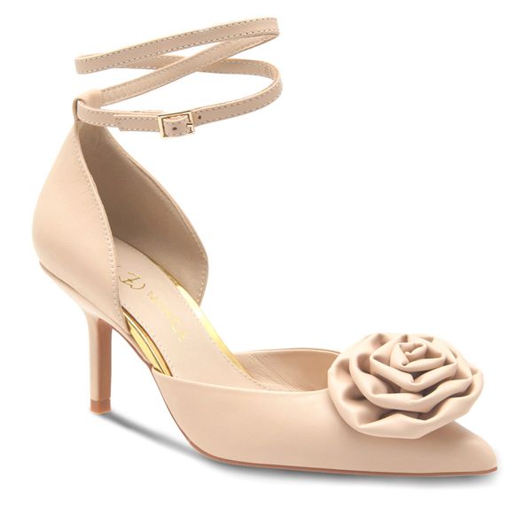 Szpilki Eva Minge. Brązowe szpilki damskie Eva Minge, bez wzorów, bez obcasa, na szpilce, bez zapięcia. Za 239.99 zł.