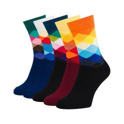 Zestaw 5 par skarpet męskich w rozmiarze 40-45 wykonanych z bawełny i poliestru Peterson PTN SML-S5-40-45-RO2. Skarpety męskie Peterson, bez wzorów, z bawełny. Za 69.99 zł.