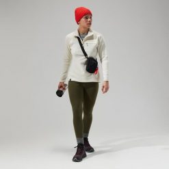 Bluza polarowa damska Berghaus Prism 2.0 Micro. Białe bluzy damskie Berghaus, bez wzorów, z polaru, sportowe, bez ramiączek, bez kaptura. Za 169.99 zł.