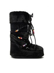 Moon Boot Śniegowce Icon Faux Fur BEADS80D1408990 Czarny. Czarne buty zimowe męskie Moon Boot, bez wzorów, z materiału, bez obcasa, bez zapięcia. Za 1,099.00 zł.