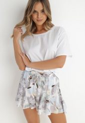 Szare Szorty Ashari. Szare szorty damskie Born2be, bez wzorów, eleganckie. Za 39.99 zł.