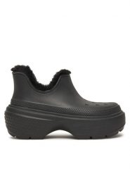 Crocs Śniegowce Stomp Lined Shorty Boot 210673 Czarny. Czarne śniegowce damskie Crocs, z tworzywa sztucznego, bez zapięcia. Za 399.99 zł.