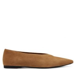 Baleriny Vagabond Shoemakers. Brązowe balerinki damskie Vagabond Shoemakers, bez wzorów, bez obcasa, bez zapięcia. Za 569.99 zł.