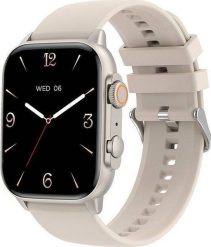 Smartwatch Colmi C81 Beżowy (C81 Gold). Brązowe zegarki smartwatch Colmi, bez wzorów. Za 108.50 zł.