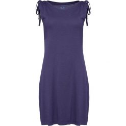 Sukienka damska Loap Asanura Ciemnoniebieska. Czarne sukienki damskie LOOP, bez wzorów, eleganckie, bez kołnierzyka, bez ramiączek, sportowe. Za 155.99 zł.