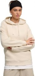 Puma Bluza damska Puma ESS Elevated Comfort Hoodie kremowa 691814 87 L. Białe bluzy damskie Puma, l, bez wzorów, bez ramiączek, bez kaptura. Za 298.89 zł.