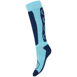 Lego Wear Azun 700 - Ski Sock. Niebieskie spodnie sportowe damskie Lego, na lato, bez wzorów, sportowe, trekkingowe. W wyprzedaży za 69.99 zł.