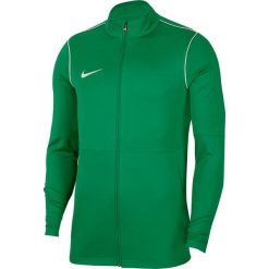 Nike Dry Park 20 TRK JKT K Juniorska bluza z zamkiem, 100% poliester. Zielone bluzy męskie Nike, bez wzorów, z poliesteru, sportowe, bez ramiączek, bez kaptura. Za 119.00 zł.