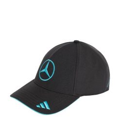 CZAPKA MERCEDES-AMG PETRONAS FORMULA 1 TEAM GEORGE RUSSELL. Czarne czapki damskie Adidas, bez wzorów, z materiału, eleganckie. Za 239.00 zł.