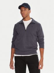 G-Star Raw Bluza Nifous Half Zip D26305-D566 Granatowy Regular Fit. Niebieskie bluzy męskie G-Star, l, bez wzorów, z bawełny, retro, bez ramiączek, bez kaptura. Za 206.99 zł.
