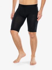 Bokserki termoaktywne Sensor Merino Air Boxers Long. Czarne bokserki męskie Sensor, bez wzorów, z materiału. Za 184.69 zł.