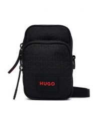 HUGO Saszetka 50573476 Czarny. Czarne saszetki i nerki męskie Hugo, bez wzorów, z materiału. Za 399.99 zł.